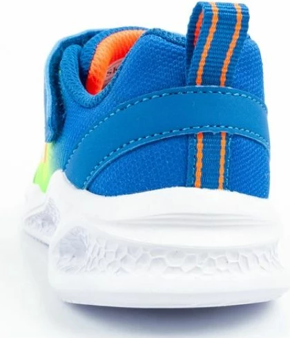 Superge z LED lučmi, Skechers S Lights Jr 401495N/BLLM, modro-zelene