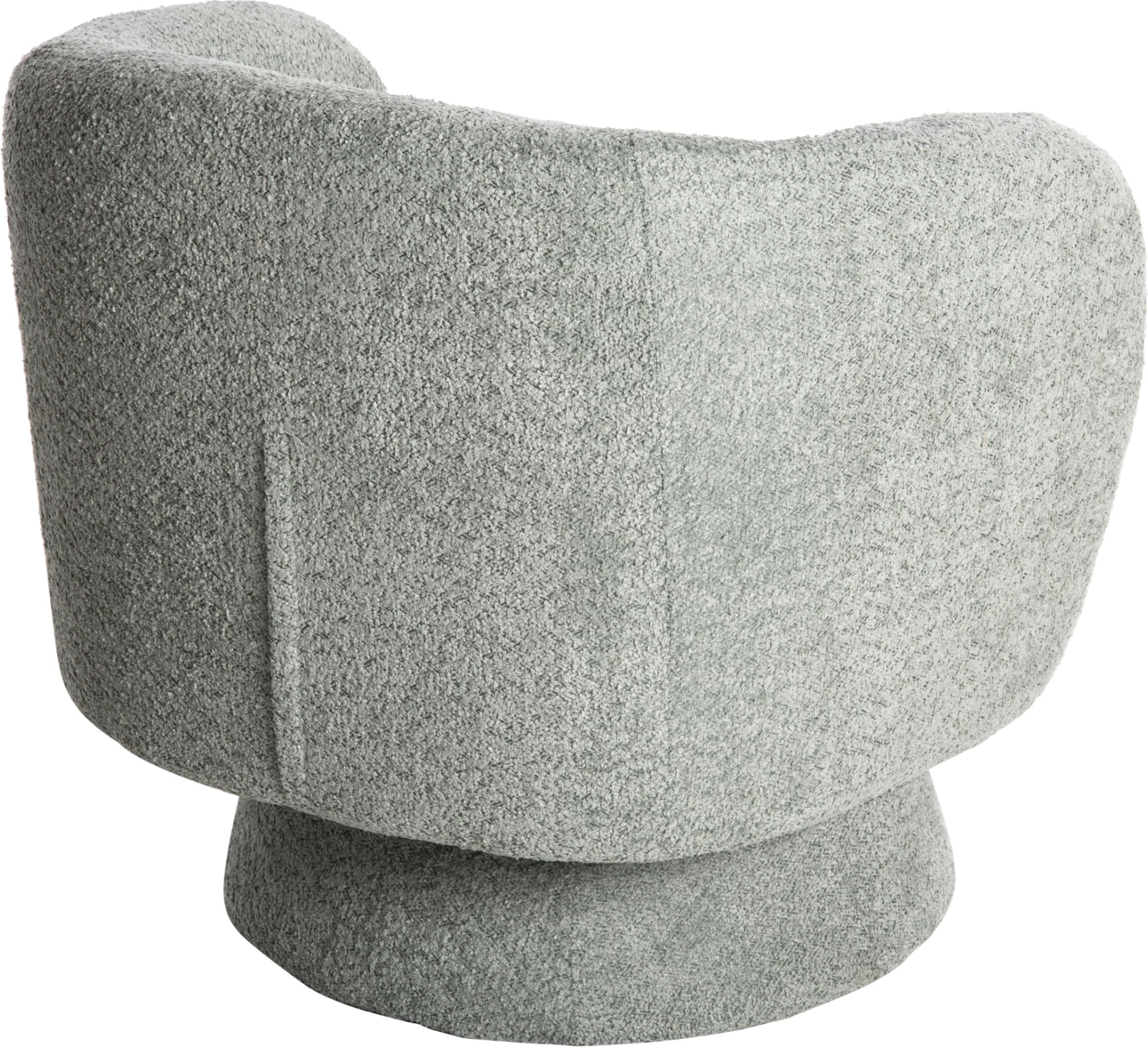 Vrtljivi naslanjač KARLEN FH9592.05 pistacija zelena boucle tkanina 79x79x76 cm