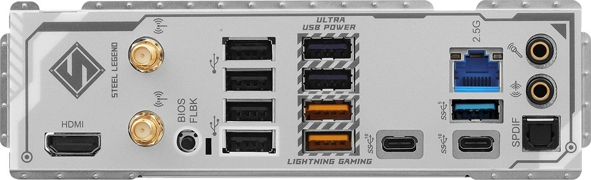 Matična plošča Asrock B850 Steel Legend WiFi, Socket AM5, ATX, bela