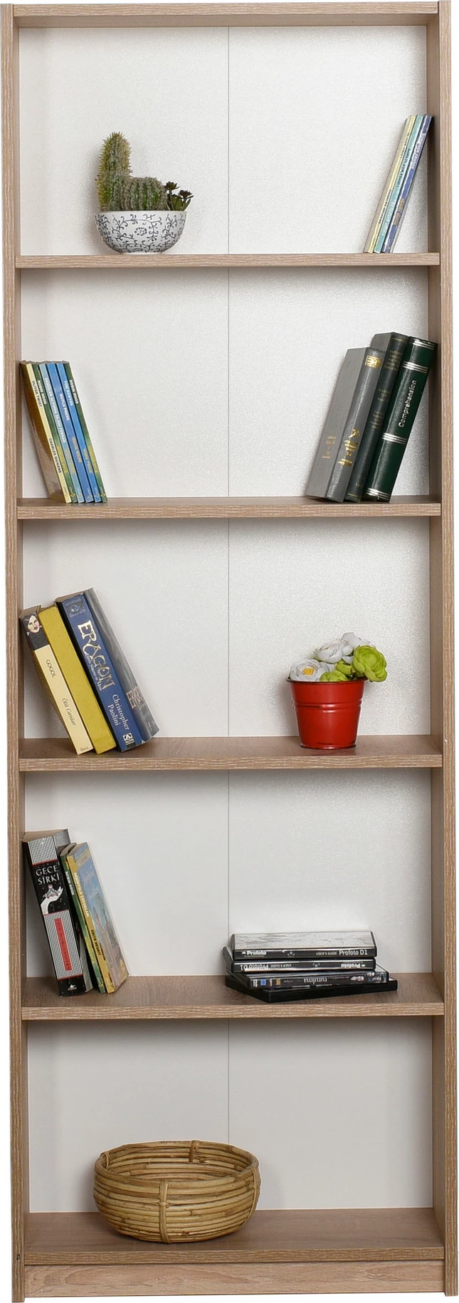 Polica za knjige Hanah Home, Ktp-350-Ss-1, barva sonoma