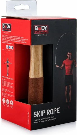 Vrv za skakanje z lesenimi ročaji Body Sculpture BK 203