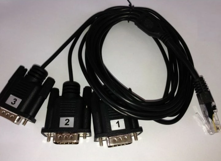 Povezovalni kabel ALLNET ALL4500_COM, DB-9 moški - moški, črn