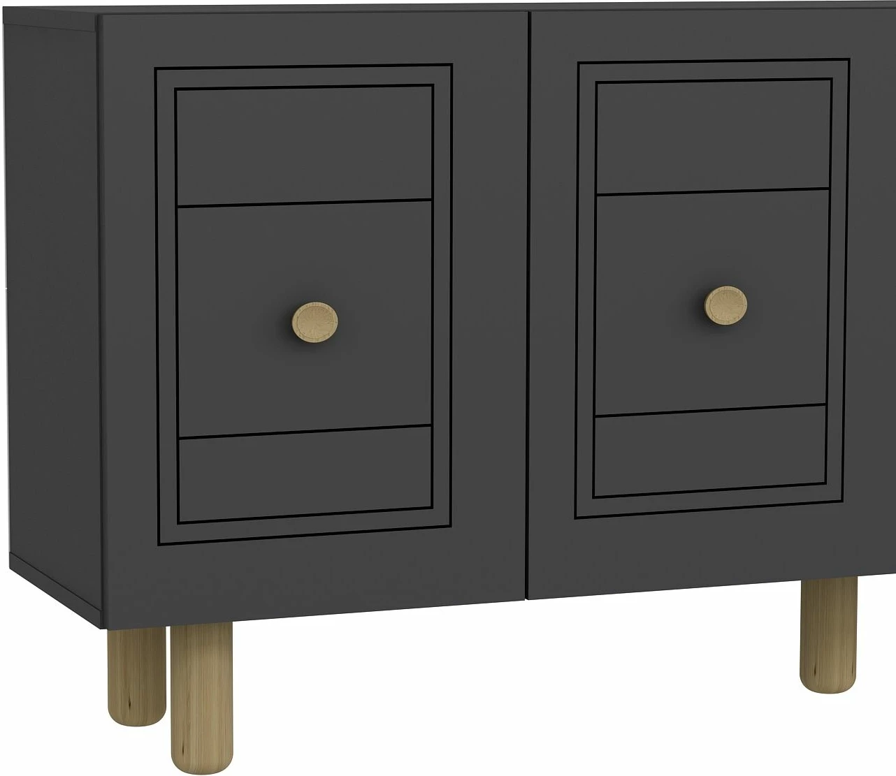 Konzola Dario Bohem, antracit - Skye Decor