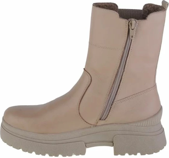 Ženski škornji Rieker W0380-62, krem