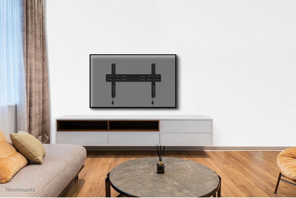 Stenski nosilec za TV Neomounts WL30S-850BL16, fiksni, jeklo, 42–86 in, črn