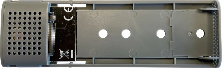 Zunanja ohišje za SSD M.2 LC-Power LC-M2-C-NVME-3, USB Type-C, črno