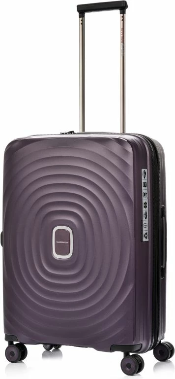Potovalni kovček SwissBags Echo 16579, vijoličen