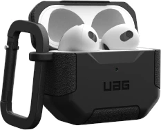 Zaščitni ovitek za AirPods 3 UAG Scout, TPU, črn
