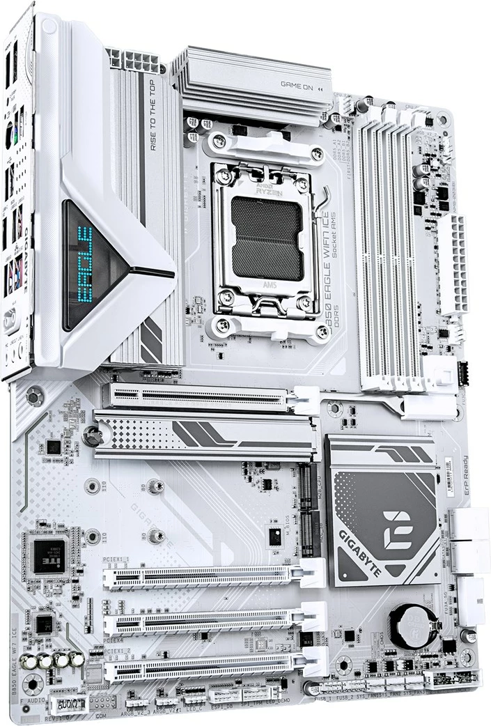 Matično plošča Gigabyte B850 EAGLE WIFI7 ICE, Socket AM5, DDR5, PCIe 5.0, WIFI 7, bela