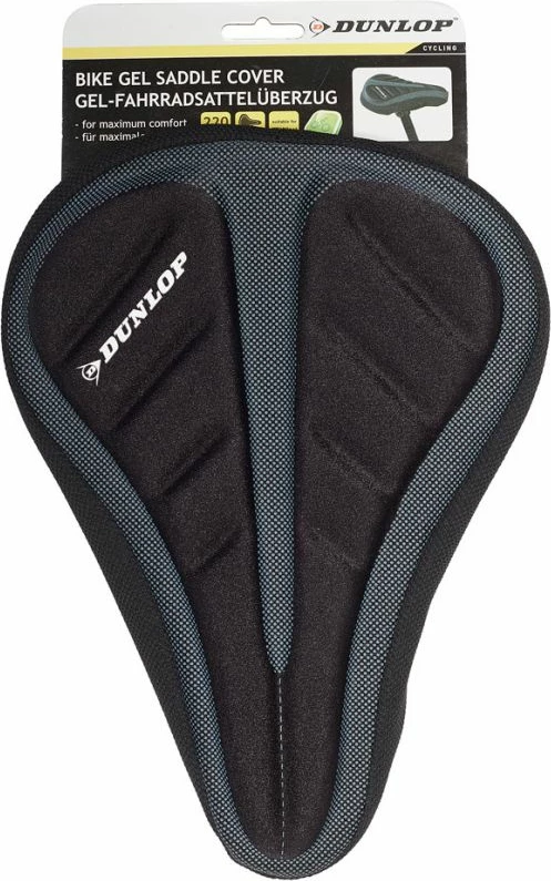 Gel prevleka za sedež kolesa Dunlop, črna