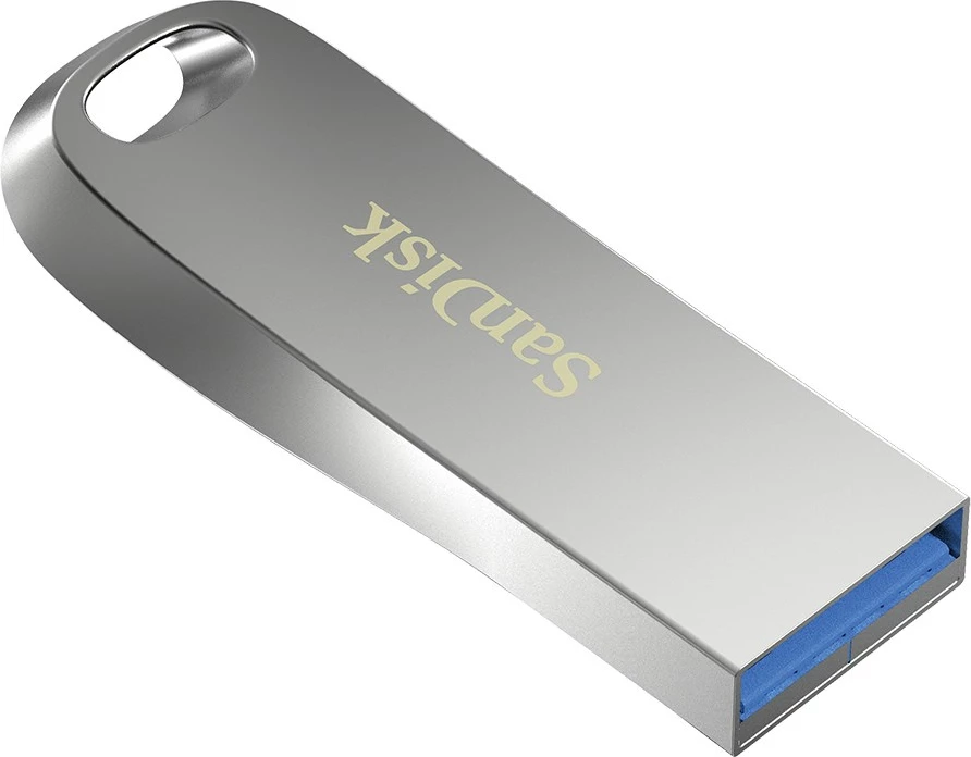 USB za shranjevanje 128 GB SanDisk Ultra Luxe, srebrn
