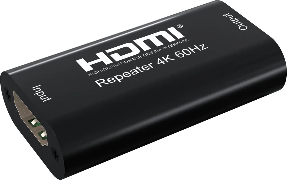 HDMI podaljševalnik TECHly 2.0 4K UHD 3D, do 40 m, črn