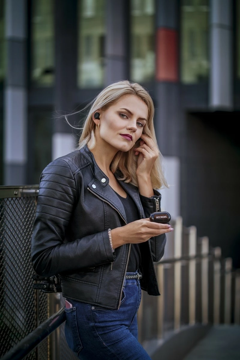 Brezžične in-ear slušalke Sencor SEP 510BT BK TWS, Bluetooth, črne