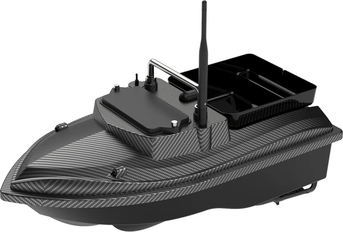 Čoln za vabljenje s GPS Flytec V060, 12000 mAh, nosilnost 2 kg, domet 500 m, črn