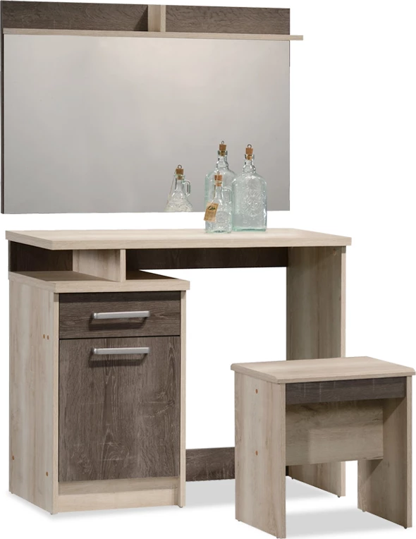 Tualetna mizica s ogledalom Olympus, barva castillo-toro