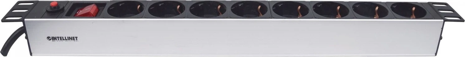 Razdelilnik napajanja (PDU) za ohišje 1U, Intellinet, črn