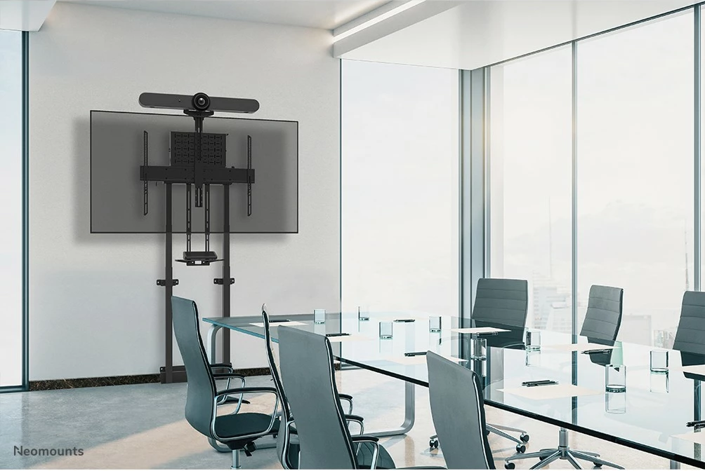 Multimedijski komplet Neomounts AFL-875BL1, univerzalen, polica, črna