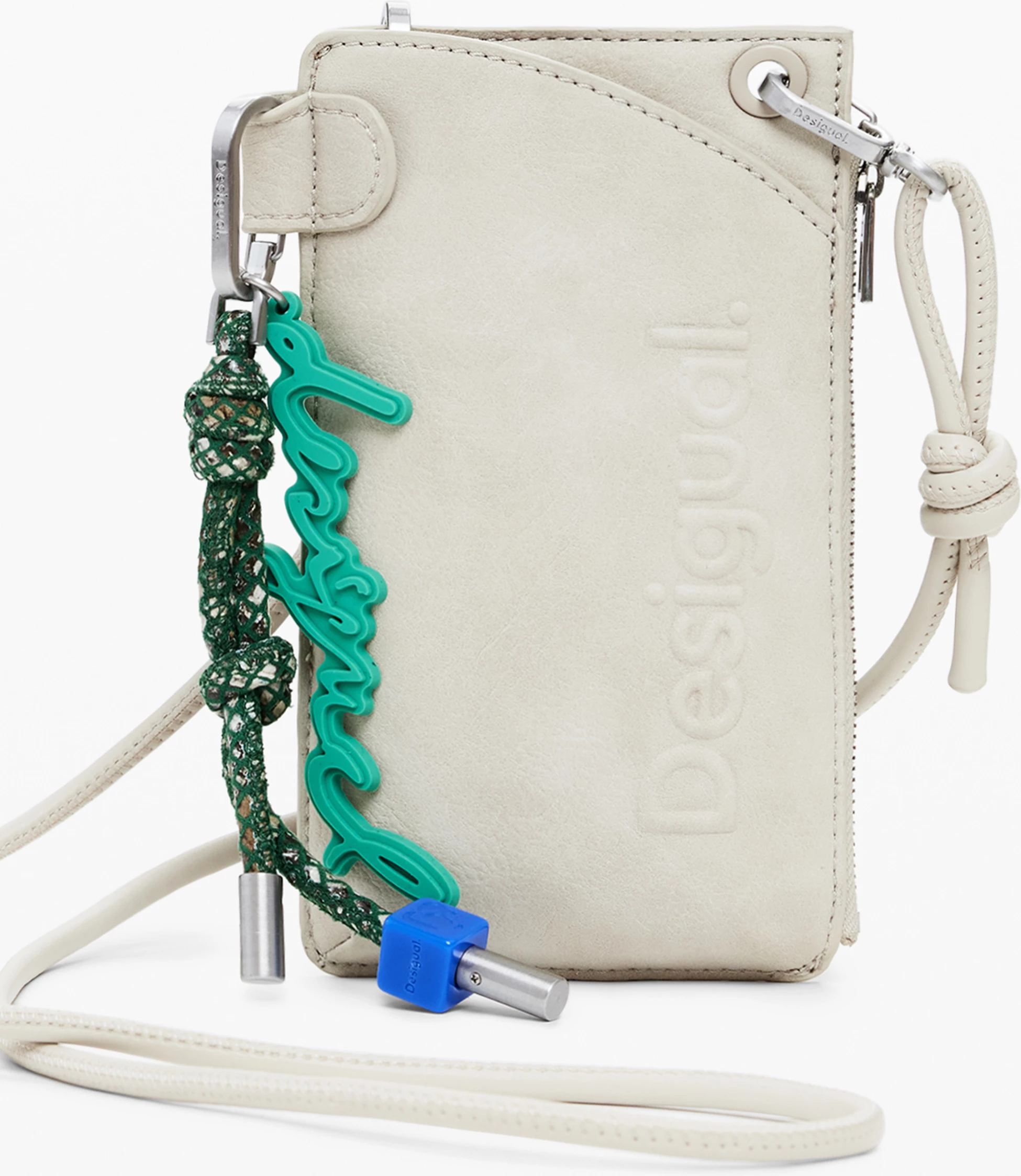 Denarnica za ženske DESIGUAL Half Logo Milton, bež