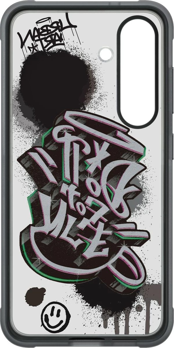 Ovitek za Samsung Galaxy S25, 15,8 cm (6,2"), črn, večbarven