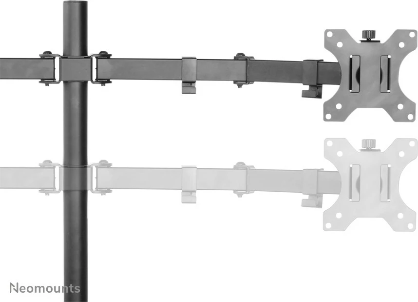 Nosilec za dva monitorja, Neomounts FPMA-D550DDBLACK, 32", črn