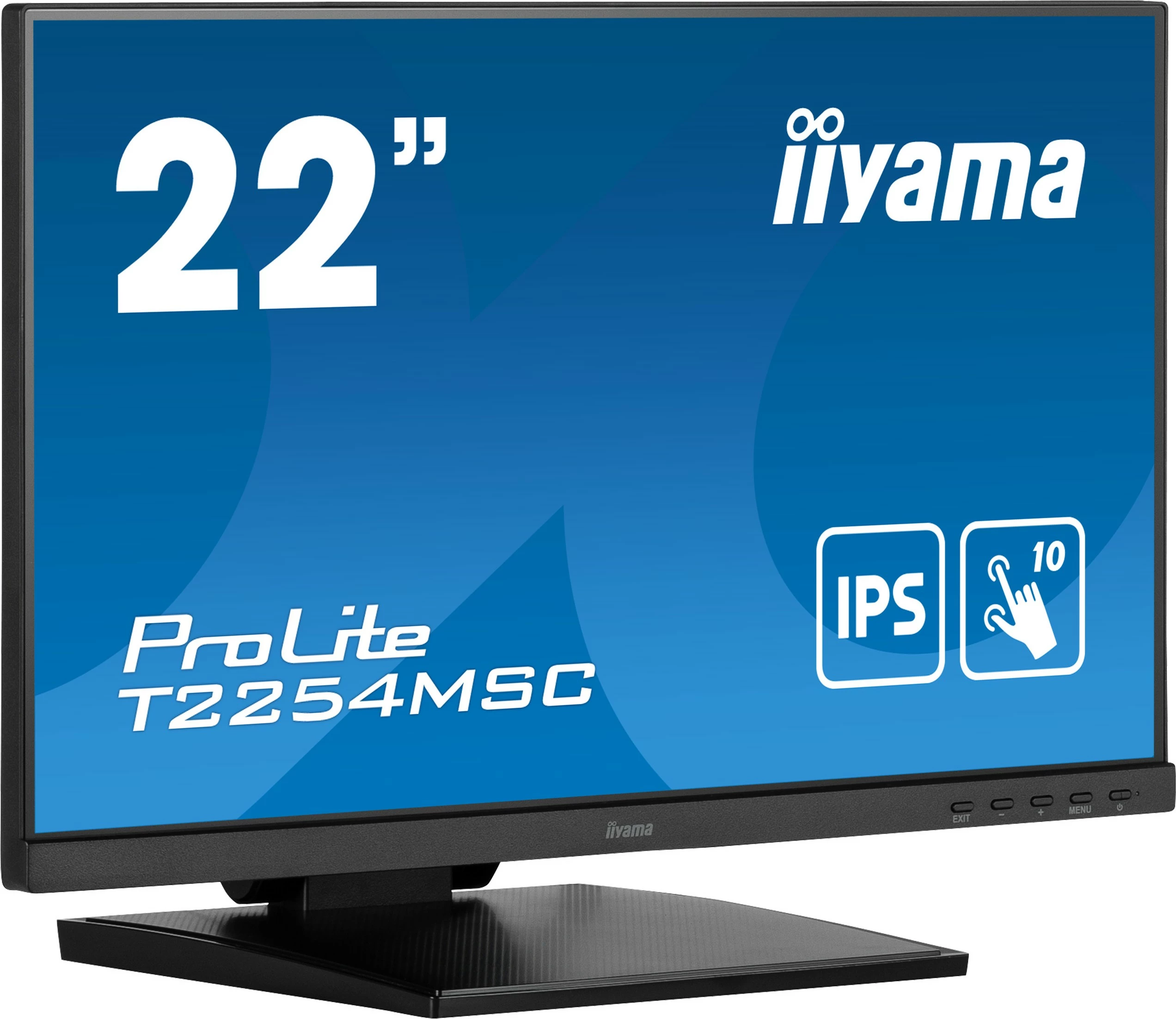 Zaslon na dotik 21,5" iiyama ProLite T2254MSC-B1AG, Full HD, LED, črn