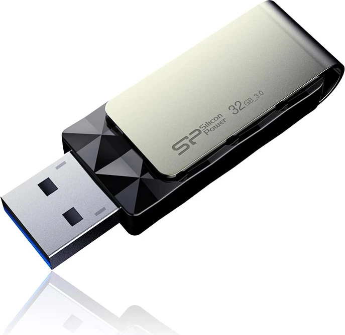 USB ključek 32 GB, USB Type-A 3.0, črn — Silicon Power