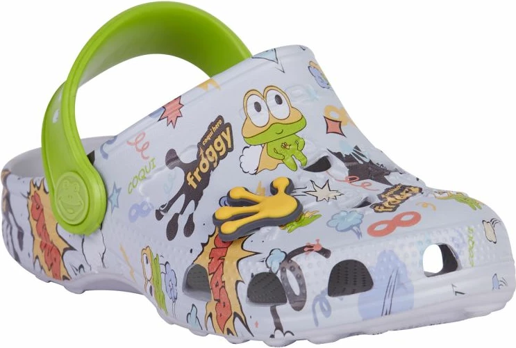 Sandali za otroke, Coqui Little Frog Jr, beli
