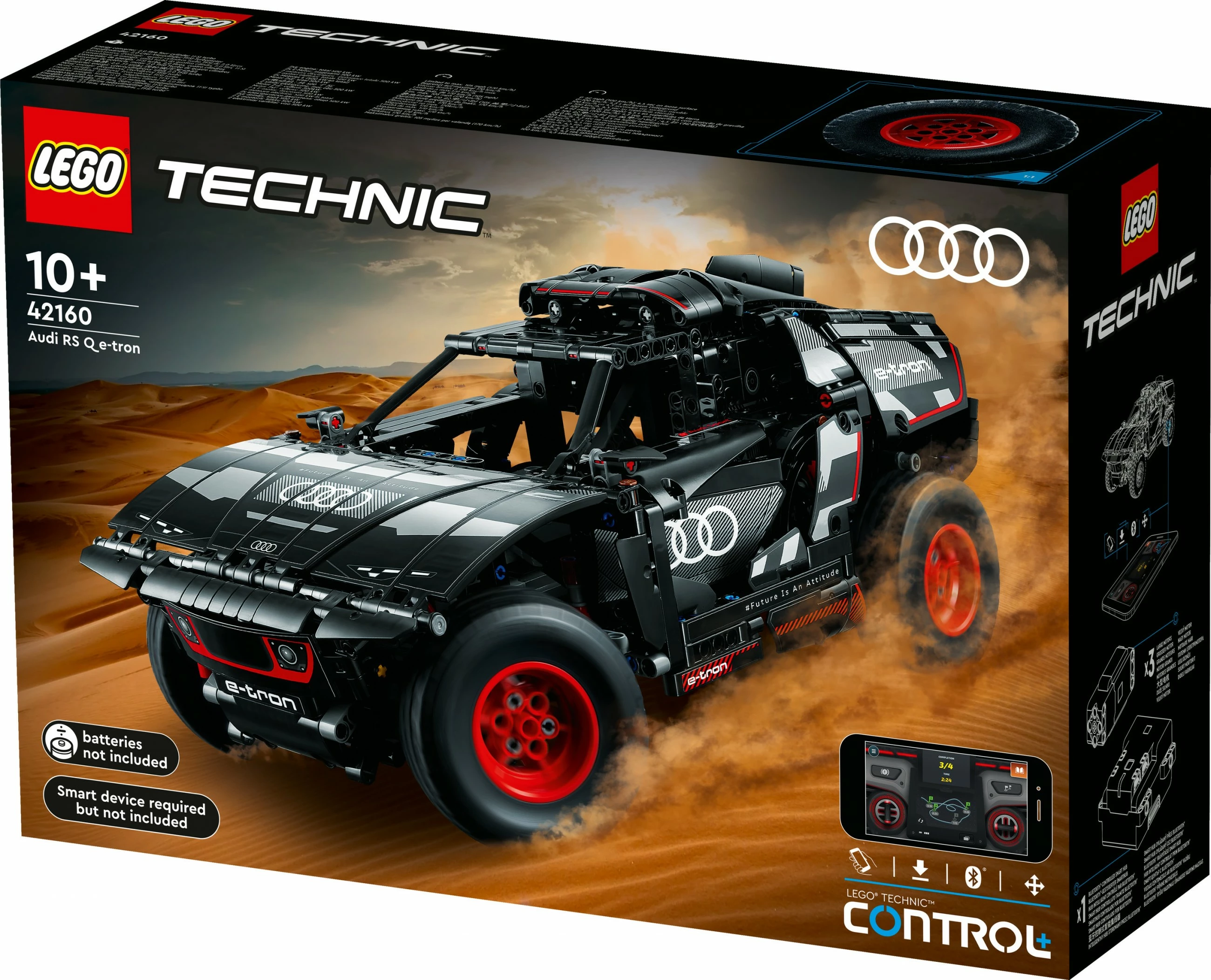 Model za sestavljanje Audi RS Q e-tron LEGO, 10+, plastika, 914 delov, 1,86 kg