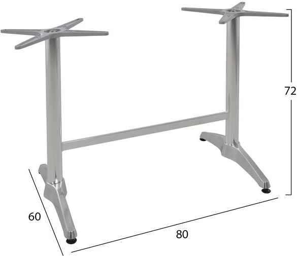 Aluminijasta osnova Dvojno križana 48x48cm FH404