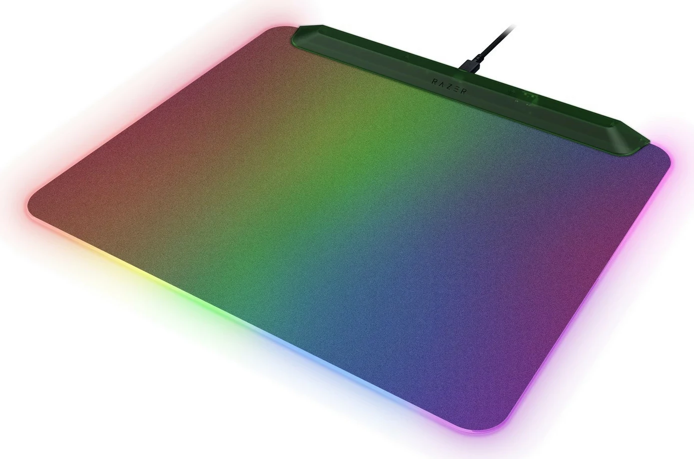 Podloga za miško z osvetlitvijo Razer Firefly V2 Pro, plastika, Phantom Green