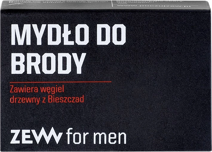 Milo za brado z aktivnim ogljem iz Bieszczady, Zew For Men, za moške, 85 ml