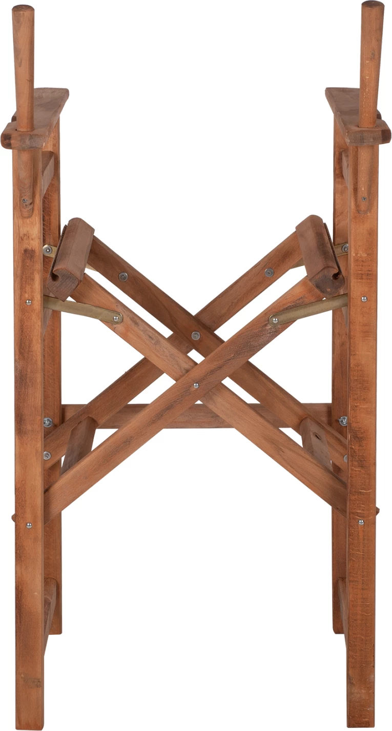 Barski stol režiserja PALMER v okvirju impregniranem z orehom FH5578.01 57x57x117Hcm