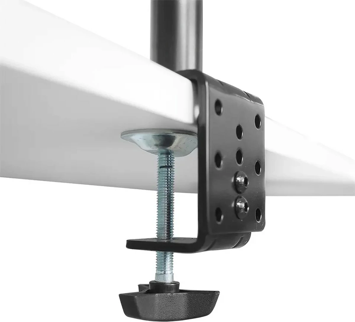 Namizni nosilec za 2 monitorja, 13–27 palcev, črn, Maclean MC-966