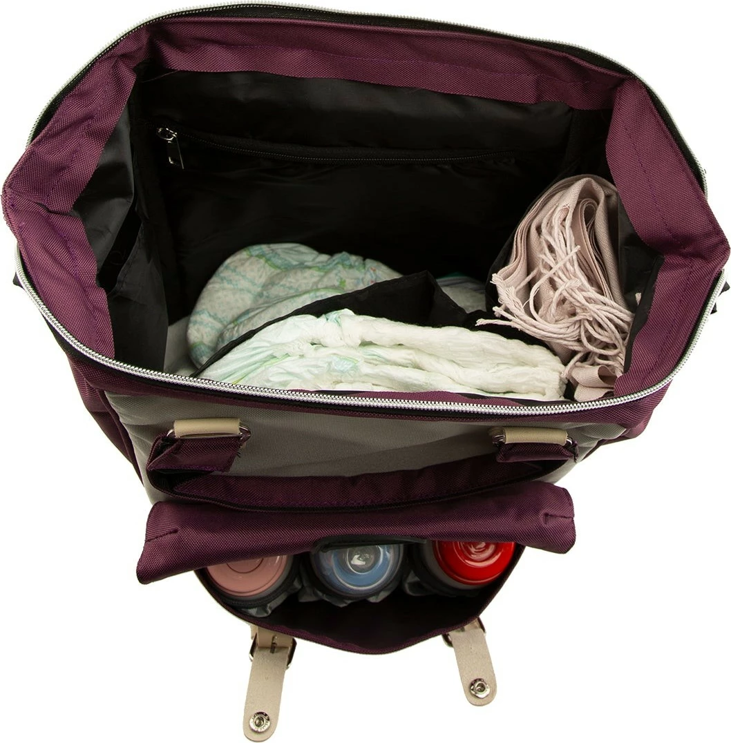 Torba za plenice, vijolična, Zoozie Bags 3884 - 52033