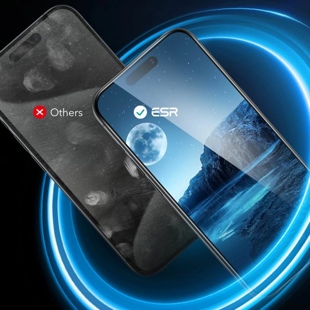 Zaščitno kaljeno steklo ESR za iPhone 16 Pro Max, 2 kosa, prozorno