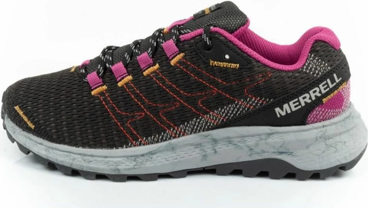 Športne atletske copate Merrell Fly Strike, ženske, črne in večbarvne