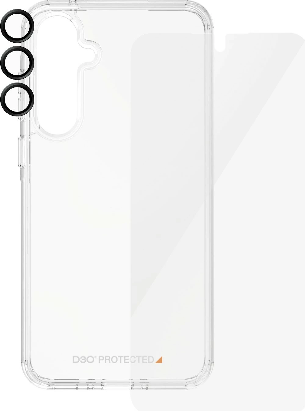 Prozoren komplet zaščite 3-v-1 za Samsung Galaxy A35 5G, PanzerGlass