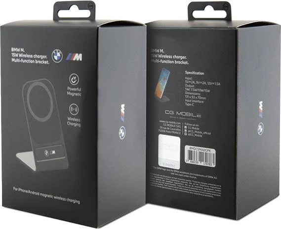 Induktivni polnilec MagSafe M Edition BMW, 15 W, črn