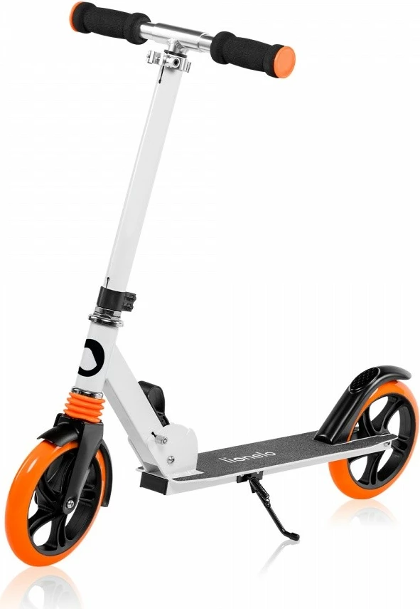 Trotinet za otroke in odrasle Lionelo Luca 51334, bel/oranžen