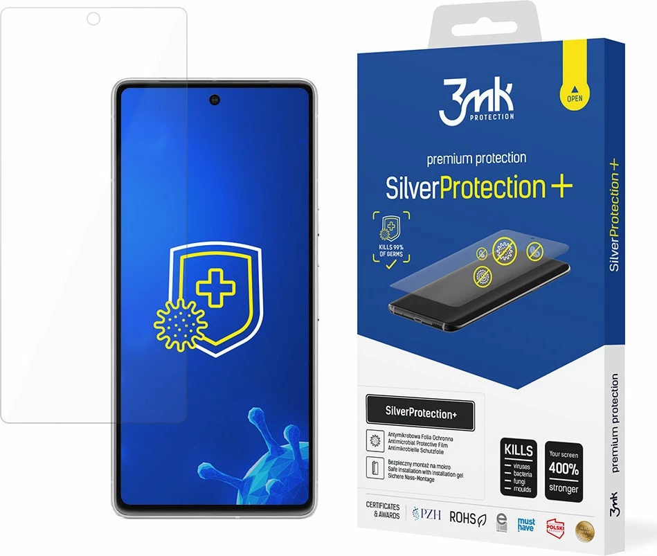 Zaščita zaslona SilverProtection+ za Google Pixel 7a, prozorna