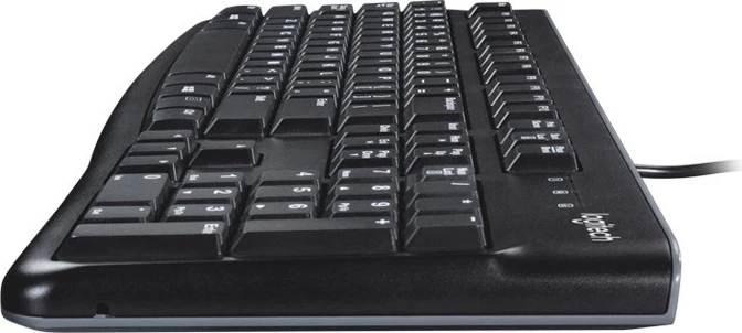 Polna velikost žična tipkovnica, Logitech K120, USB, QWERTY, črna
