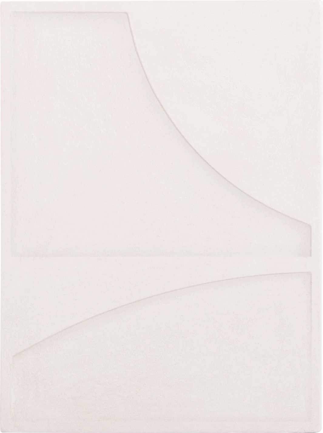 Dekorativna stenska plošča pravokotne serije Santorini FH4509 MDF v barvi off-white 60x4(debelina)x80H cm