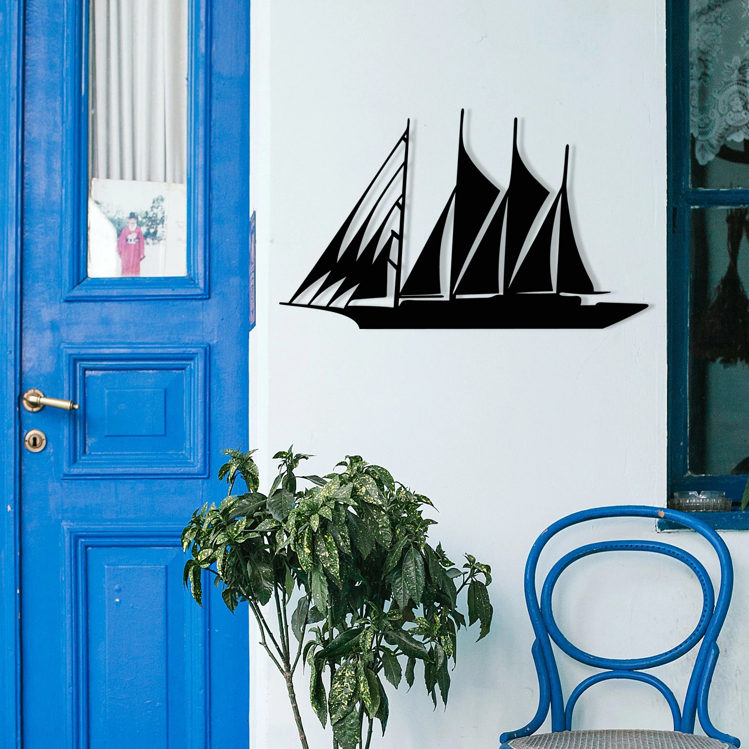 Kovinski stenski dekor, Wallity, Sail