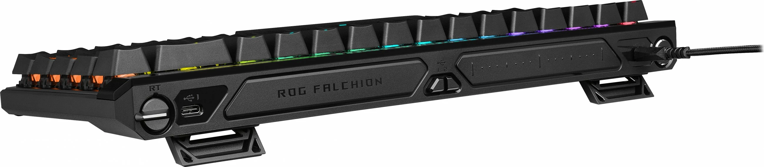 Kompaktna gaming tipkovnica ROG Falchion Ace HFX, ASUS, 65%, ROG HFX Magnetic, RGB LED, USB, črna
