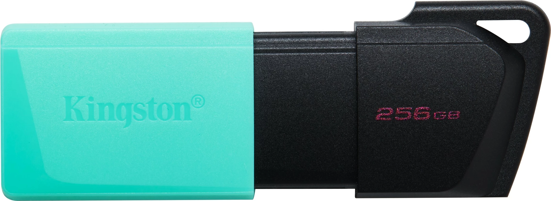 USB-pomnilnik 256GB, Kingston DataTraveler Exodia M, USB 3.2, črno/tirkizen