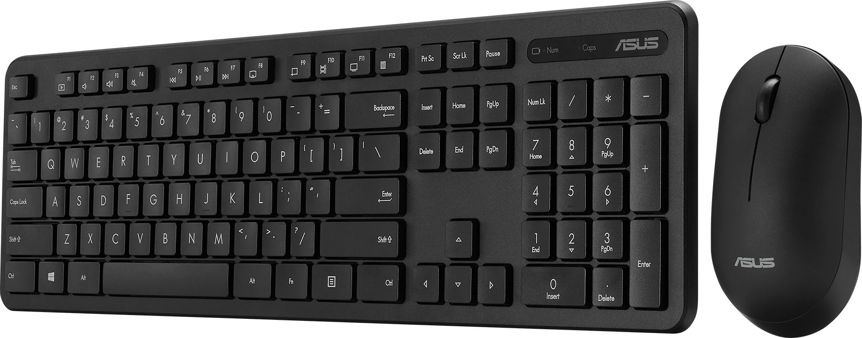 Set tipkovnica-miš ASUS CW100, črn
