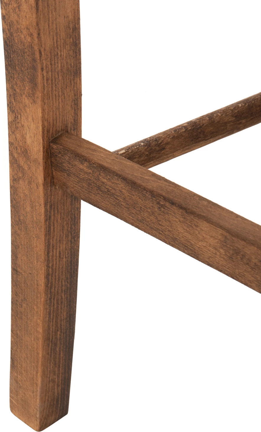 Stol MONTE FH5588.01 iz bukovega lesa impregniran v barvi oreha 40x41x87H cm. Samo okvir