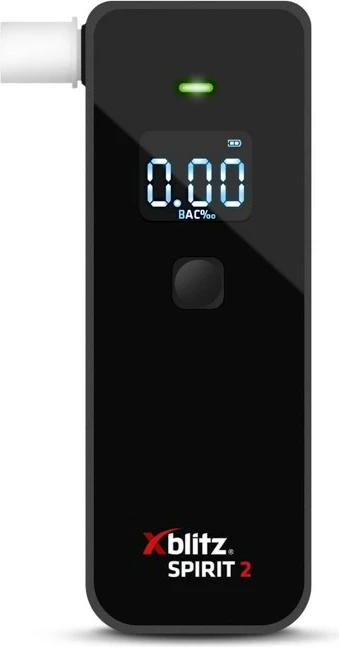 Alkoholni merilec Xblitz SPIRIT 2, črn, 2 kosa