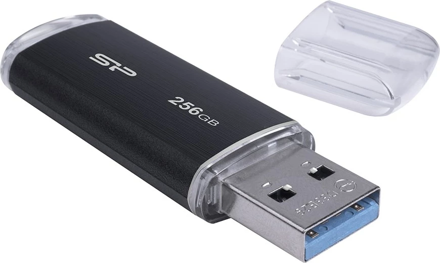 USB ključek Silicon Power Blaze B02, USB-A, 256GB, črn