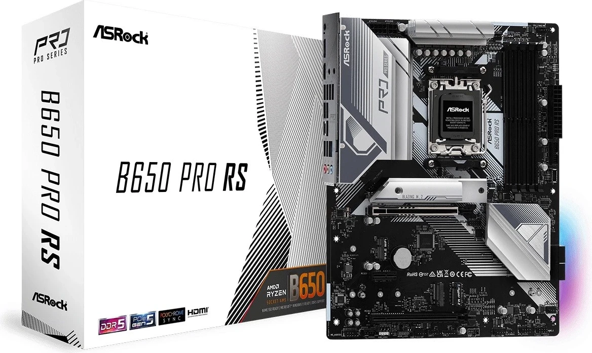 Matična plošča Asrock B650 Pro RS, AMD B650, Socket AM5, ATX, 128GB